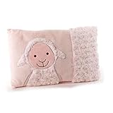 Inwolino 7800 - Schmusekissen Schaf, creme, ca. 40 x 25 cm, Kuschelkissen