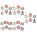 VICASKY 30 Stck. Teiliges Mini Klappspiegel Tragbare Leichte Handspiegel in Rund und Rechteckig Vintage Kosmetikspiegel für Unterwegs Kompakt und Robust für Damen zum Schminken und