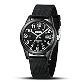 LN LENQIN Herren Uhr Uhren Herren Männer Analog Quarz Uhr 30M wasserdichte Armbanduhr Herren mit Datum Mode Casual Designer Uhr für Herren Silicone Band