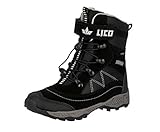 Lico Unisex Kinder Sundsvall Vs Schneestiefel, Schwarz Grau, 39 EU