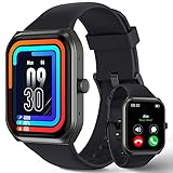 TUYOMA Smartwatch Herren mit Telefonfunktion - 1.91' Smart Watch IP68 Wasserdicht,24h Herzfrequenz, SpO2, Schlafmonitor,SchrittzäHler,112+ Sportarten,Spiele,Kompatibel mit Android IOS