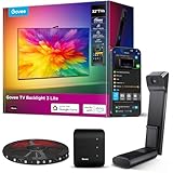 Govee RGBWIC TV Hintergrundbeleuchtung 3 Lite mit Fish-Eye Korrekturfunktion Sync für 32 Zoll TVs, 1.8M Wi-Fi TV LED Strip mit Kamera, 4 Farben in 1 Lampenperle, Sprach- und APP-Steuerung