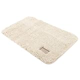 Denash Berber Fleece Wasser Absorbierende Nicht -Slip -Badezimmerteppich für Eingangseingangsge 50x80 cm, Weiche und Hautfreundliche Bodenmatte, Geeignet für Badezimmer,