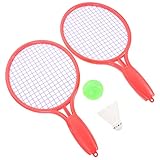 TOKIDNY 1 Set Tennis Schläger Set Mit 2 Schlägern Und 1 Tennisball & 1 Federball Outdoor Sport Für Ideales Strandspielzeug
