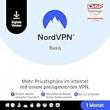 NordVPN Basis, 10 Geräte, 1 Monat, Premium-VPN-Software, Digitaler Code