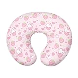 Nopersonality Strawberry Baby Stillkissenbezug, neutral, atmungsaktiv, für Säuglinge, abnehmbar, leicht zu reinigen