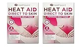 2 x 2 Healthpoint Heat Aid Direct to Skin Feminine Wärmekissen - gebündelt von Smart Cutie