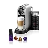 Krups Nespresso New CitiZ & Milk XN761B Kaffeekapselmaschine, 1260, 1 Liter, Silber