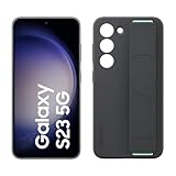 Samsung Galaxy S23 AI-Android-Smartphone, 256GB, 3.900mAh Akku, Smartphone ohne Vertrag Phantom Black +Silicone Grip Case, Black