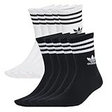 adidas 3 Stripes Socks Socken 10er Pack (DE/NL/SE/PL, Numerisch, 37, 39, Regular, Regular, white black)