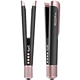 Air Haarglätter Föhn 2 In 1 - Nass-zu-Trocken Glätteisen, Keine Hitzeschäden, Keine Heißen Platten, 110.000 U/min Air Straight Hair Straightener, Haare Schnell Föhnen und Glätten, 1300W, Max 160 ℃