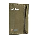 Tatonka Unisex – Erwachsene Passport Safe RFID B Dokumententasche, Olive, 10,5 x 14,5 x 1 cm