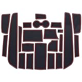 TODAK Auto Antirutschmatten für Citroen C5 Aircross 2017 2018 2019 2020, Gummimatten Mittelkonsole Antirutschmatten rutschfest Becherhalter Armlehne Türnaht Matten, Auto Innenzubehör