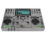 Denon DJ PRIME GO+ Tragbarer DJ-Controller und Mixer mit Stem-Trennung, 2 Decks, WLAN-Streaming, Bluetooth, Lichtsteuerung, 7' Display und Batterie