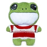 Silom Frosch Plüschspielzeug, Plüschfroschspielzeug ausgestopft Tierplüschspielzeug niedlicher Frosch gefüllt Plushie Kuschelspielzeug Frosch Tier Plüsch Puppen Geschenk für Kinder Mädchen (Bunt)