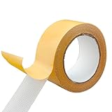 FDHBDF Teppichklemmen, 40mm x 20 m Teppich-Eckklemmen, Klemmen für die Befestigung von Teppichen auf dem Boden, Antirutschklemmen für Möbel, Doppelseitiges Gewebeband