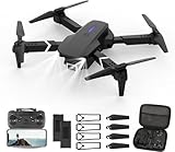 Drohne mit Kamera HD 4K,RC Faltbare FPV WiFi Live Ãœbertragung Drohne für Kinder Anfänger,2 Akku Lange Flugzeit,Headless Modus,Flugbahnflug,Hindernisvermeidung,One Key Start/Landen,Headless Modus-A2