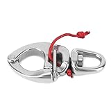 Psytfei Boots-Fast-Eye-Karabinerhaken aus Edelstahl 316, 360° drehbar, hohe Härte, Flaggen-Clips für Yacht, LKW, Auto, Wohnung, Wohnmobil