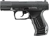 Walther Airsoft Pistole P99, Federdruck Waffe mit 0,5 Joule, inkl. 100 x 6 mm BB Soft-Air Kugeln, Heavy-Magazin & HiCap Magazin