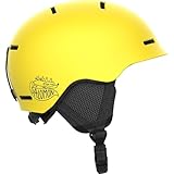 Salomon Orka Kinder Helm Ski Snowboarden, Einfach Anzupassende Passform, leicht, Gelb, KL 5659