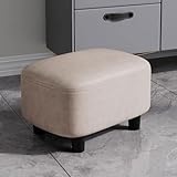 Fußstütze Tritthocker – gepolsterte Eingangsbank für Wohnzimmer, Schlafzimmer, Küche, Flur Akzent