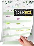Familienplaner 2025 2026 - Familienkalender & Wandkalender 2025 2026 für Zuhause, Büro und Familie - Jahreskalender 2025 2026 - Juli 2025 bis Dezember 2026 - Praktischer Kalender für Wand Grünpflanzen