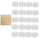 20 Stück Döschen,Döschen 5ml,Döschen mit Deckel,Dosen für Lippenbalsam Döschen,Kleine Tiegel für Lippenbalsam,Mini Cremedose Leer，Cremedosen Salbendöschen Kosmetikdosen Kosmetikdosen