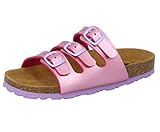 Lico Mädchen Bioline Kids Pantoletten (28 EU, Rosa Lila, numeric_28)