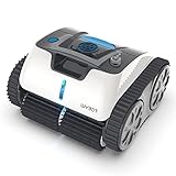 WYBOT Poolroboter Akku für 110 Mins, Vollautomatisch Poolreiniger Boden, Wasserlinie, Wandreinigung, Poolsauger mit Navigation & Routenplanung, für Pools über oder im Boden bis zu 120 ㎡