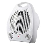 TOPPERFUN Mini Heizlüfter Tragbare Elektroheizung mit Temperaturregelung für Büro und Zuhause Energiesparend und Kompakt Geeignet für Badezimmer und Winter