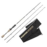 Trohollis Angelrute,Teleskoprute Spinnrute 1.8m 0.8-5g Köder Gewicht Ultra Light Rod 2-5LB Linie Gewicht Ultra Light Angelruten(Casting Rod)