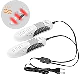 HIULLEN Schuhtrockner Elektrisch, Tragbarer Schuhtrockner, Schuhwärmer Stiefel Trockner, Shoe Dryer Boot Dryer, Elektrisch Fußwärmer, Stiefeltrockner für Skischuhe Wanderschuhe Laufschuhe Warme Schuhe