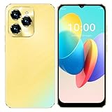 CatCalls Hot40Pro Android 12 Handy, 32 GB ROM/256 GB TF, 6,3 Zoll HD+ Wassertropfen-Bildschirm, 4500 mAh, Dual-Kamera 13 MP, 4G Dual-SIM kostenloses entsperrtes Telefon (HOT40Pro-Gold)