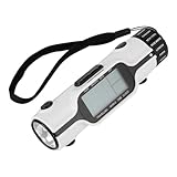 Tomedny Digitaler Reise wecker, Temperatur-Timer mit LED-Taschenlampe 18 Zeitzonen Weltzeit Reise Uhr tragbar 3 helle LED für Reisen