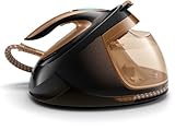 Philips GC9682/80 Perfect Care Elite Plus Dampfbügelstation (2700 Watt, DynamiQ-Sensor, 8 bar, 1,8 Liter, Version DE) kupfer / schwarz