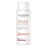 PODERM - NAGELLACKENTFERNER ACETONFREI EXTRA SANFTER MIT TEEBAUM - Schnelle & einfache Nagellackentfernung - Stärkend & nährend für die Nägel - Ideal für empfindliche Nägel - 100 ml - Swiss Lab