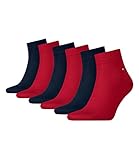 Tommy Hilfiger Herren Quarter Socken Kurzsocken Business Socken 2 Paar, Farbe:Mehrfarbig, Menge:2 Paar (1x 2er Pack), Größe:47-49, Artikel:-085 tommy original