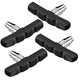Dokeno V-Brake Bremsbeläge - 2 Paar Bremsbacken, Bremsklötze, Bremsgummi, Bremsschuhe für Fahrrad, Straßenrad, Mountainbike
