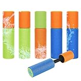 6 Stück Wasserpistole,Schaumstoff,Wasserspritze Kinder,Wasserpistole Schaumstoff,Wasserkanone,für Jungen Und Mädchen,Wasserspritzpistole Für Sommer Pool Party Strand Wasserspielzeug Outdoor