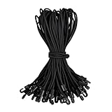 Spanngummi mit Haken, 25 Stück Expander mit Haken 25 cm, Planenspanner Gummispanner mit Haken für Planen Zelt Net Camping