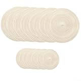 Runde Tischsets mit Untersetzern, Baumwollmischgewebe, 30 cm und 11 cm, für Küchendekoration, 12 Stück