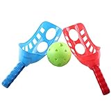 RetroFun Scoop Ball Game Set Scoop Toss Spiel Toy Catching Game Trackball Sport Lacrosse Schlägerspiel Outdoor Sports Beach Game für Kinder und Erwachsene