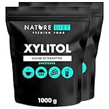 Nature Diet Xylitol, 2 x 1000 g | 100% natürlicher Ursprung | 100% | Maiszucker