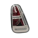 YPJHMXQXQ Fahrzeughinterleuchten-Set für BMW Mini R52, All-in-One-Bremslicht, Rückfahrlicht & Blinker, aus hochfestem PC-Material gefertigt, einfach,D-Black and red-Right