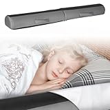 Peviasot Faltbarer Bettgitter Rausfallschutz, Bettschutzgitter für Kinder, Baby Bettgitter Rausfallschutz, mit Rutschfesten Polstern und Abnehmbarem Bezug, Grau