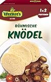 Werner´s Böhmische Knödel 3 Portionen, 8 Packungen pro Karton, Ohne Konservierungs- und Farbstoffe, ohne Geschmacksverstärker