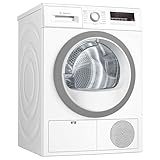 Bosch Wärmepumpentrockner für 8 kg Wäsche, Serie 4, 236 kWh pro Jahr, Auto Dry, Anti Vibration-Design, Sensitive Drying-System, Umweltfreundliches Kühlmittel, Weiß, WTH85VWIN