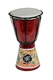 20cm Schildkröte Bemalt Djembe Trommel Bongo Drum Handtrommel Buschtrommel Percussion Kinder Fair Trade D2