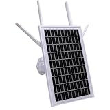 Garsent Solar Angetriebener Outdoor 4G LTE-Modemrouter mit SIM-Kartensteckplatz, Solar WiFi Extender, 15W und (Europäische Version (B1/3/7/8/20/8a/40 B1/8))