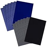 Funngy Transferpapier,100 PCS Pauspapier A4 Kohlepapier Durchschlagpapier Abpauspapier Schwarz und Blau Graphit Transferpapieren für Nachzeichnen von Zeichnungen auf Holzprojekten Leinwand Stoff